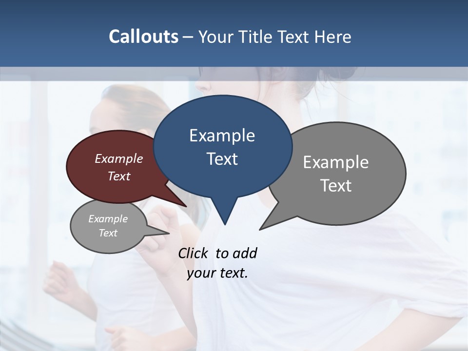 Muscles Fitness Group PowerPoint Template