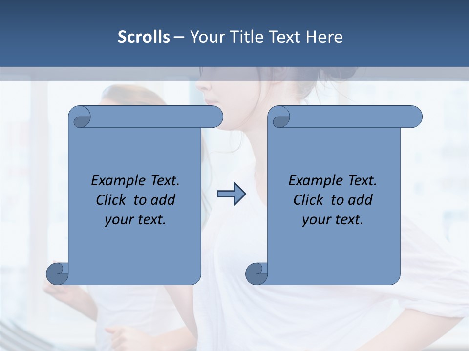 Muscles Fitness Group PowerPoint Template