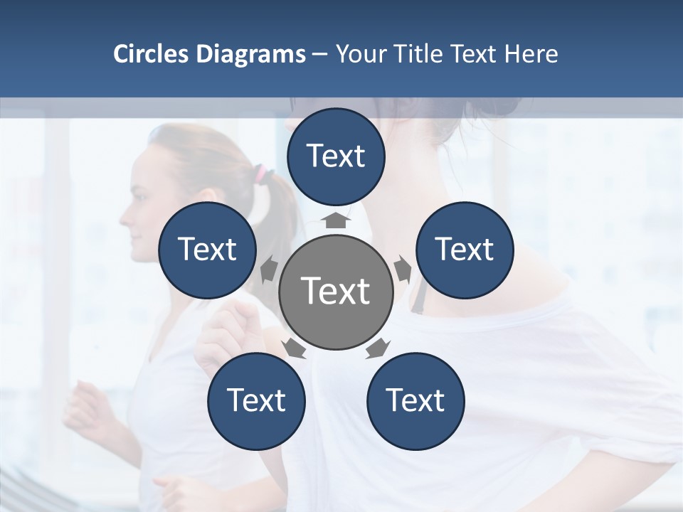 Muscles Fitness Group PowerPoint Template