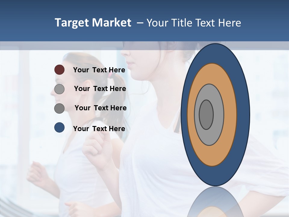 Muscles Fitness Group PowerPoint Template