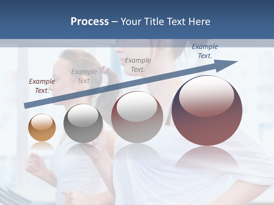 Muscles Fitness Group PowerPoint Template