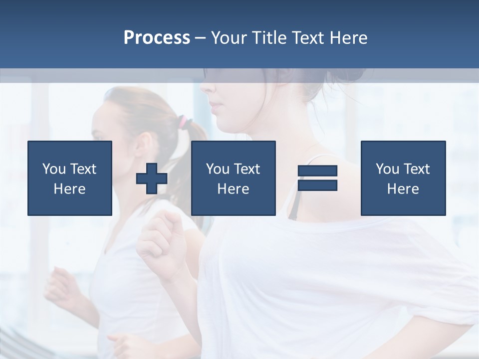 Muscles Fitness Group PowerPoint Template