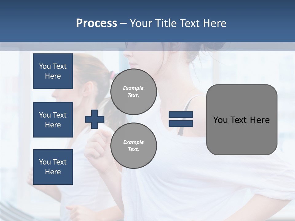 Muscles Fitness Group PowerPoint Template