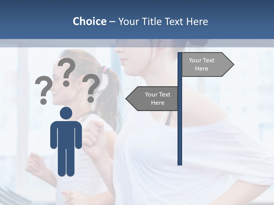 Muscles Fitness Group PowerPoint Template