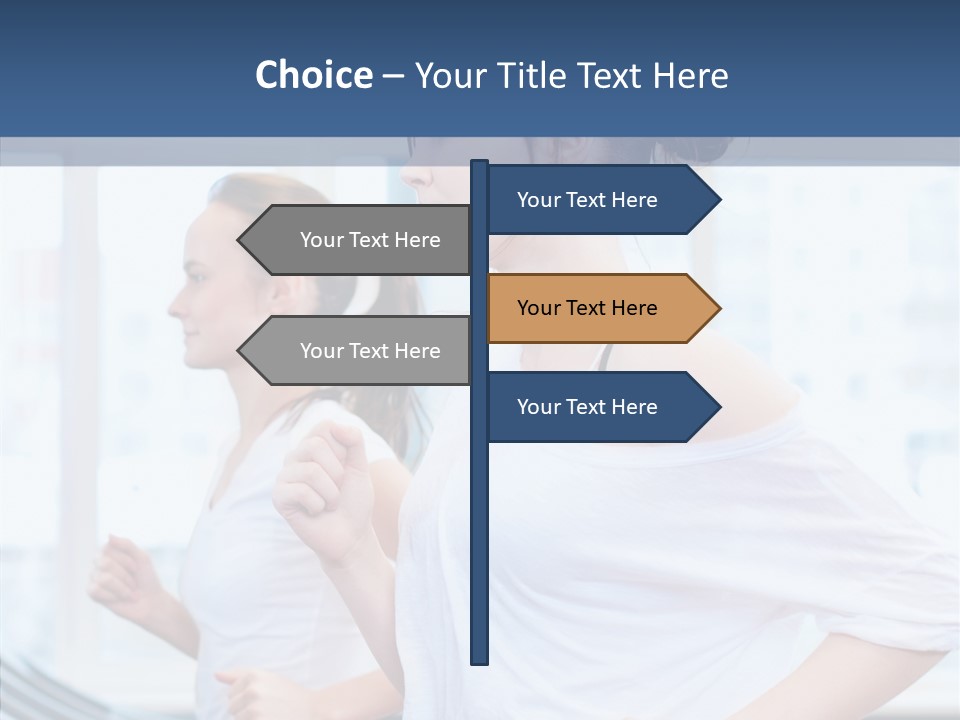 Muscles Fitness Group PowerPoint Template