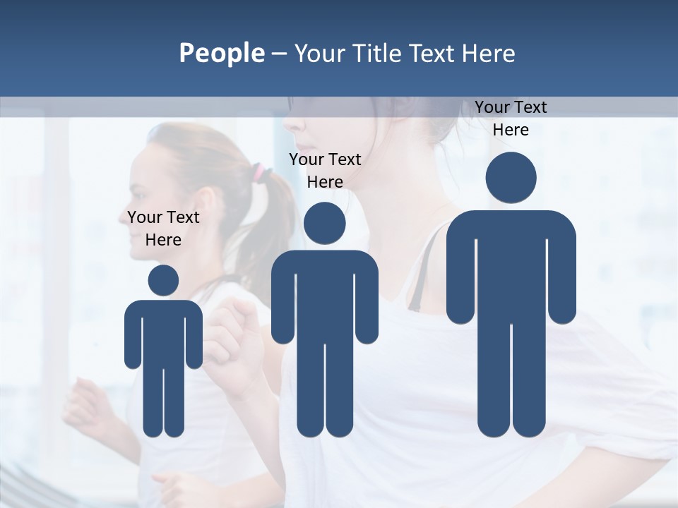 Muscles Fitness Group PowerPoint Template