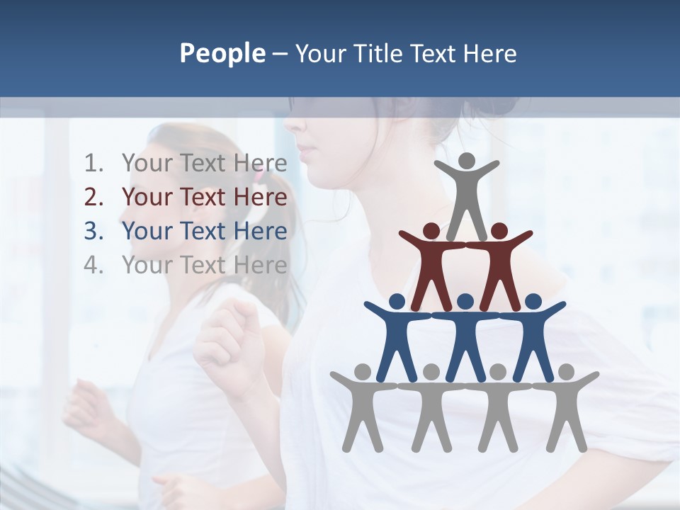 Muscles Fitness Group PowerPoint Template