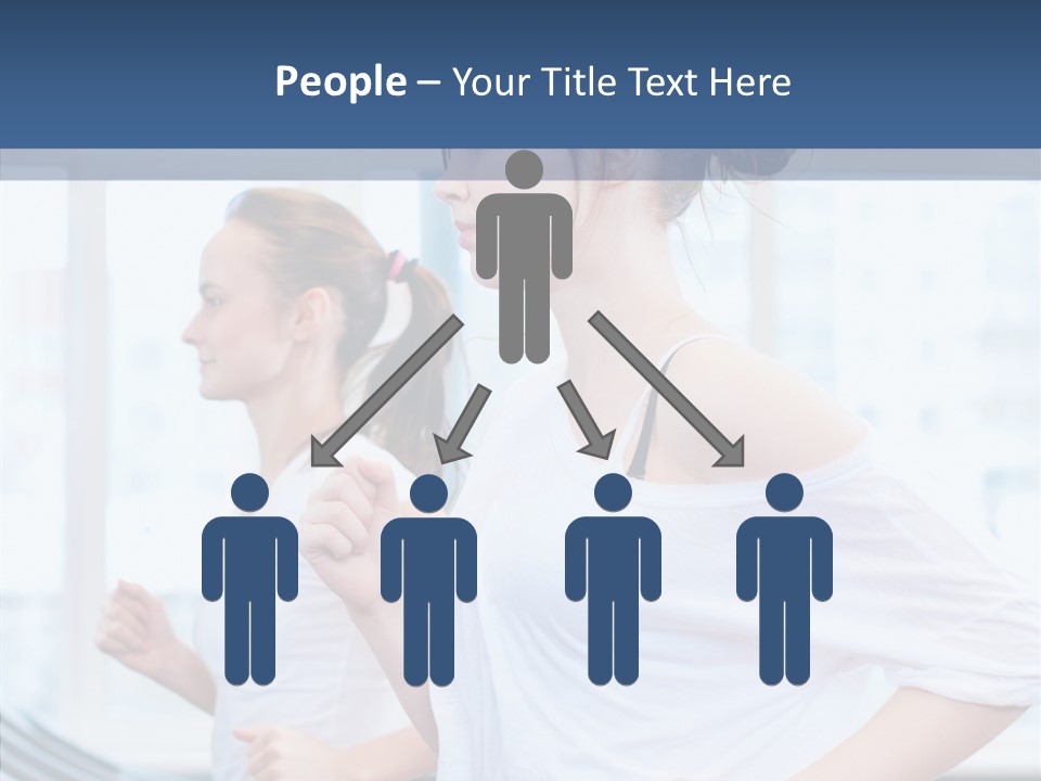 Muscles Fitness Group PowerPoint Template