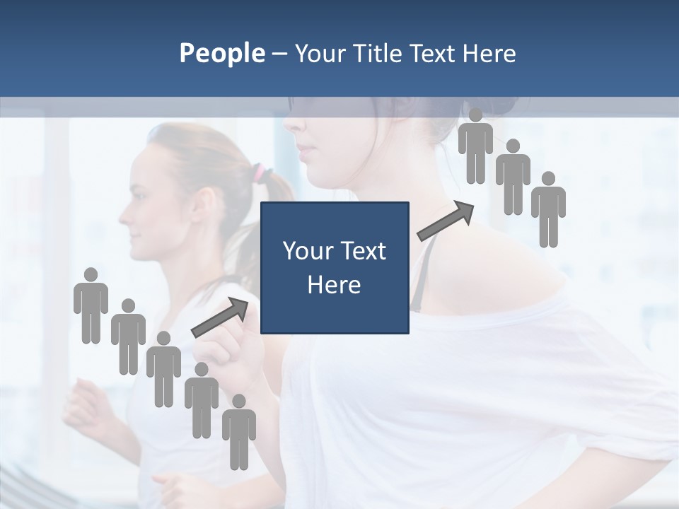 Muscles Fitness Group PowerPoint Template