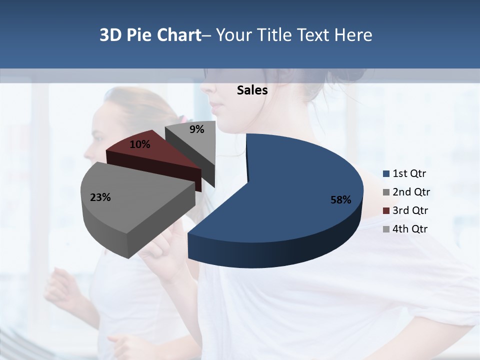 Muscles Fitness Group PowerPoint Template