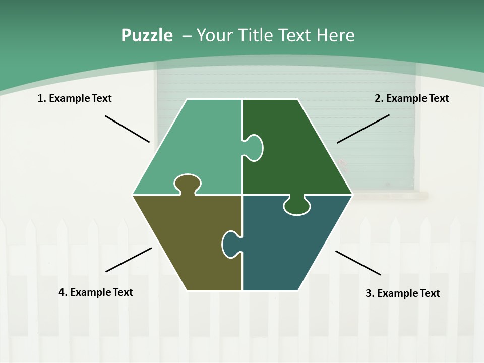 Exterior Summer Green PowerPoint Template