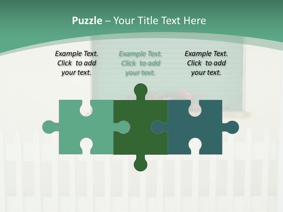 Exterior Summer Green PowerPoint Template