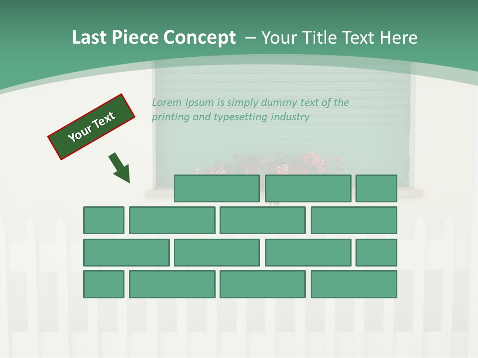 Exterior Summer Green PowerPoint Template