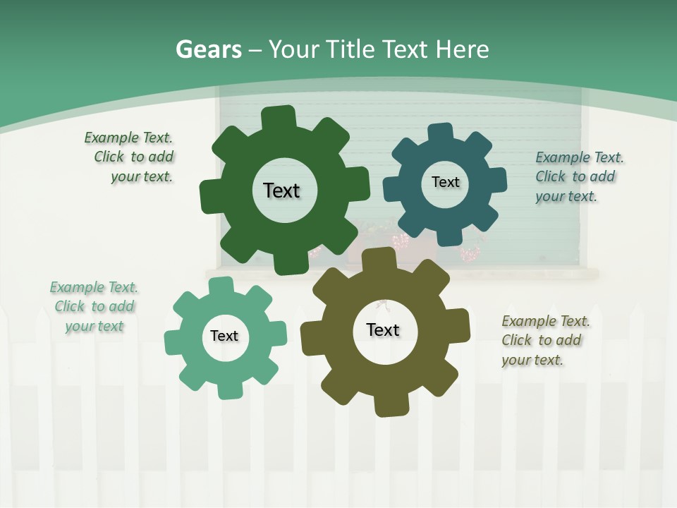 Exterior Summer Green PowerPoint Template