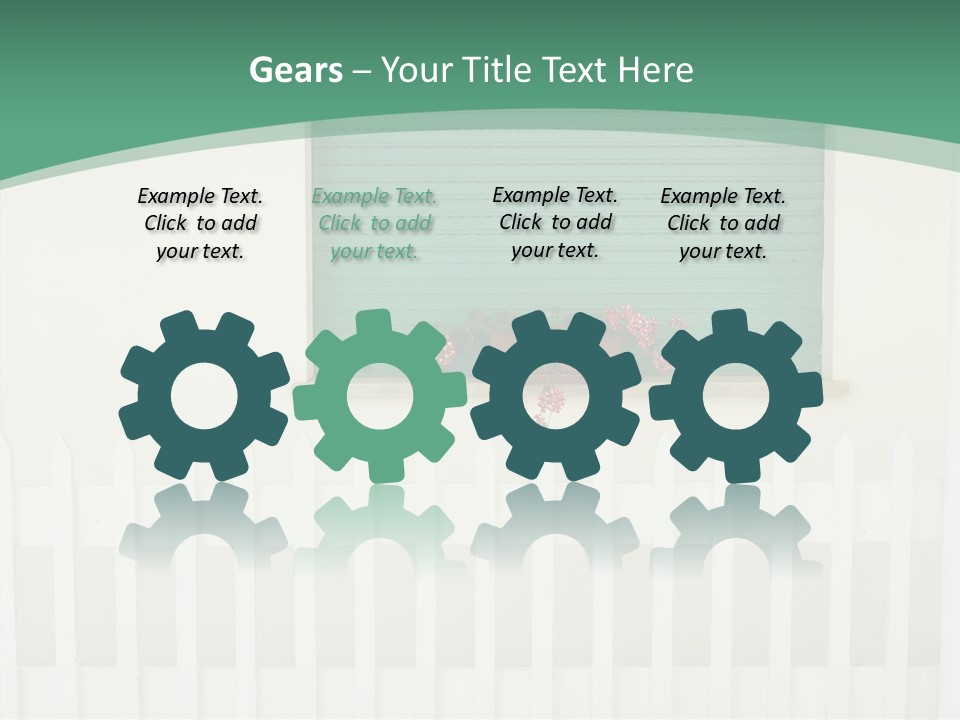 Exterior Summer Green PowerPoint Template