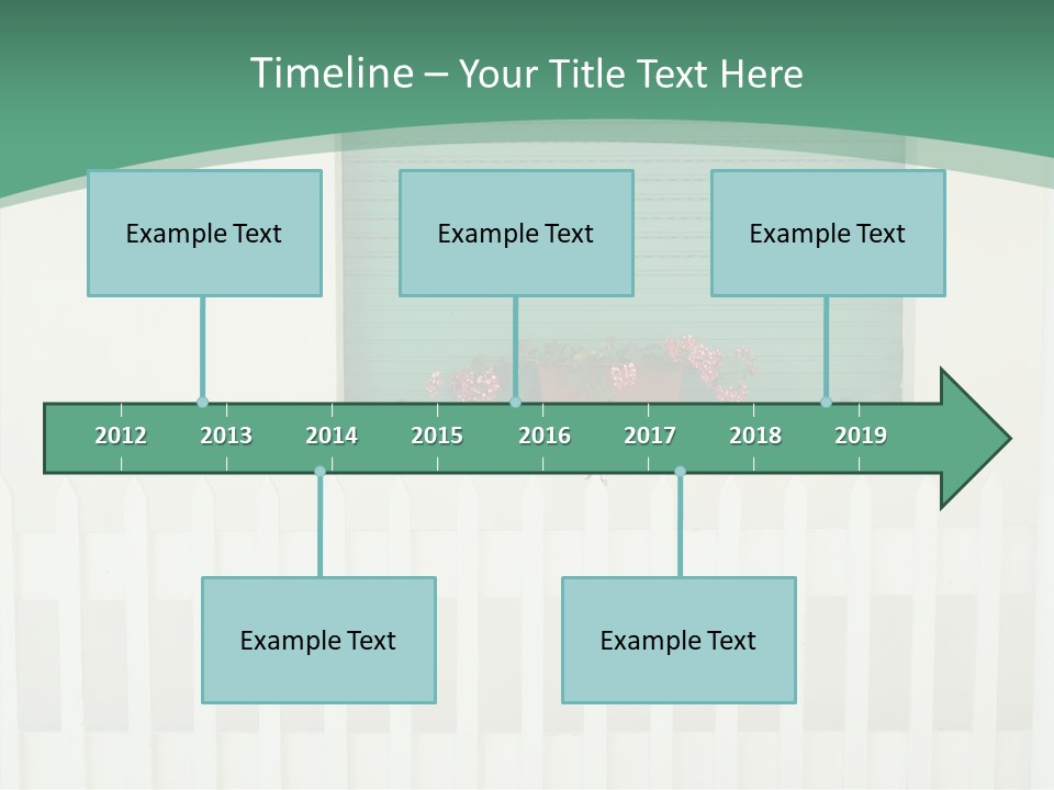 Exterior Summer Green PowerPoint Template
