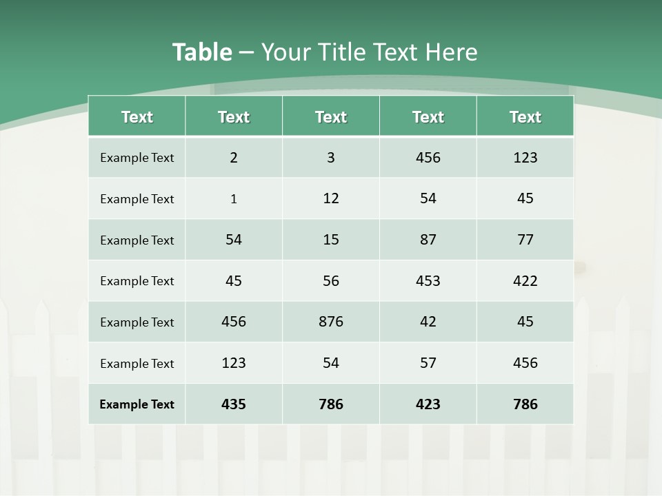 Exterior Summer Green PowerPoint Template