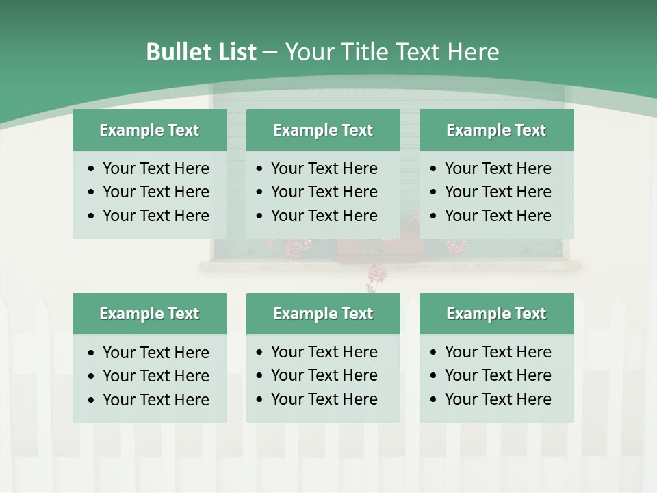 Exterior Summer Green PowerPoint Template