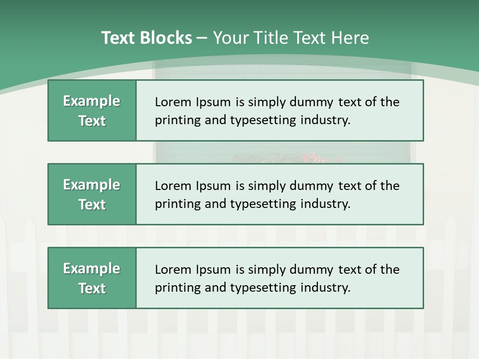 Exterior Summer Green PowerPoint Template