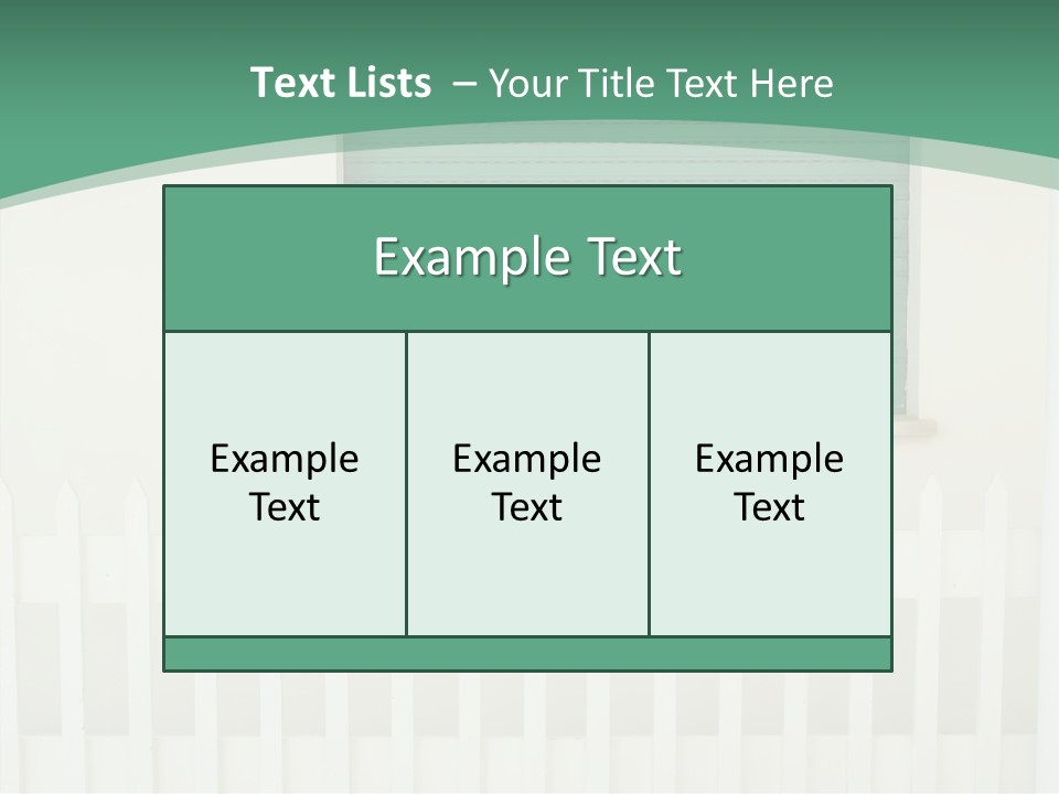 Exterior Summer Green PowerPoint Template