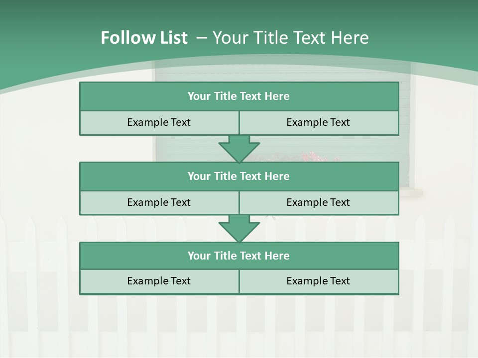 Exterior Summer Green PowerPoint Template