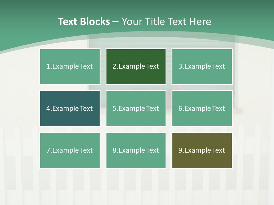 Exterior Summer Green PowerPoint Template