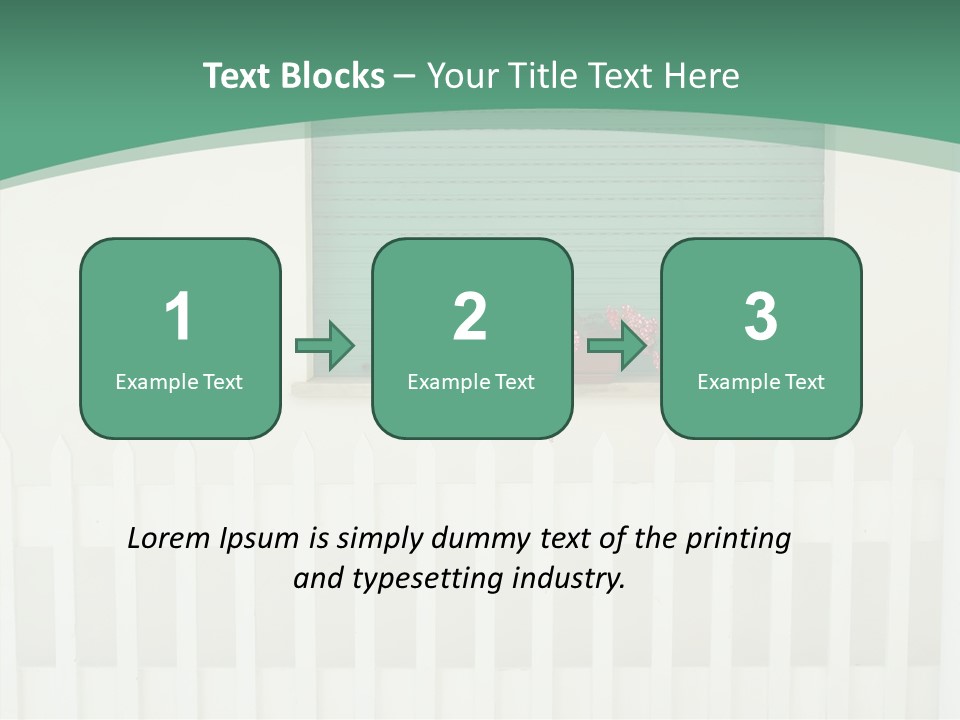 Exterior Summer Green PowerPoint Template