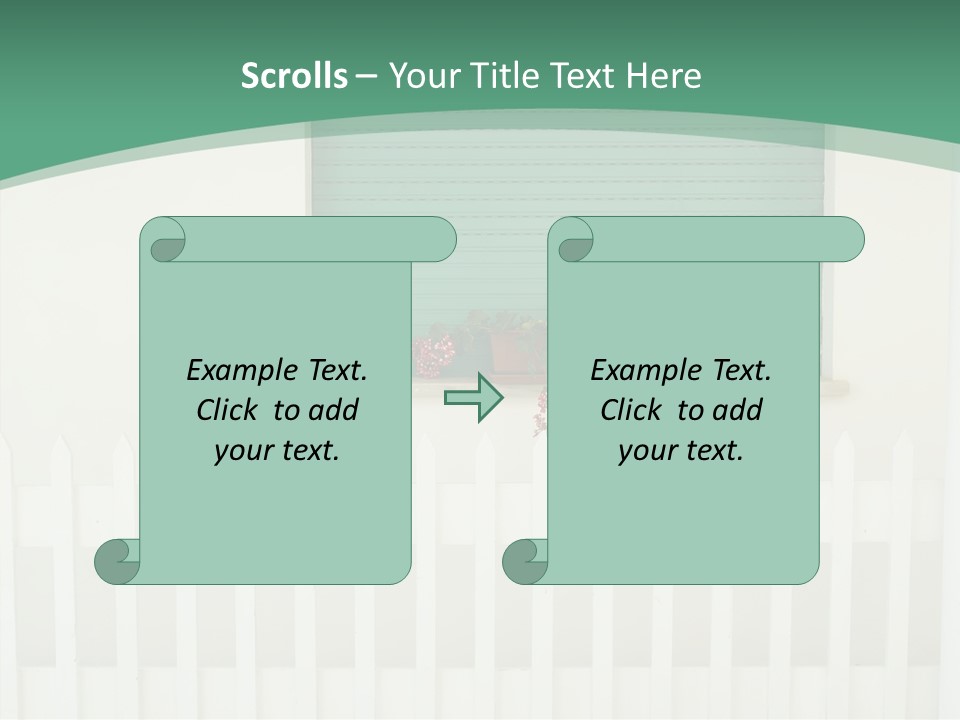 Exterior Summer Green PowerPoint Template
