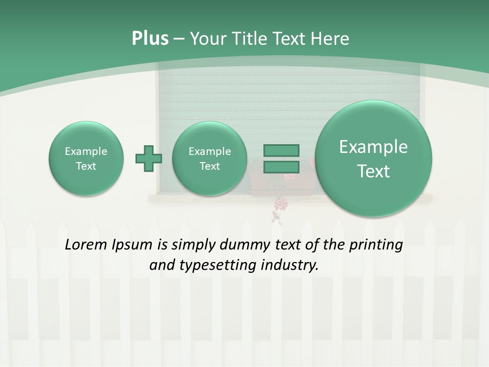 Exterior Summer Green PowerPoint Template