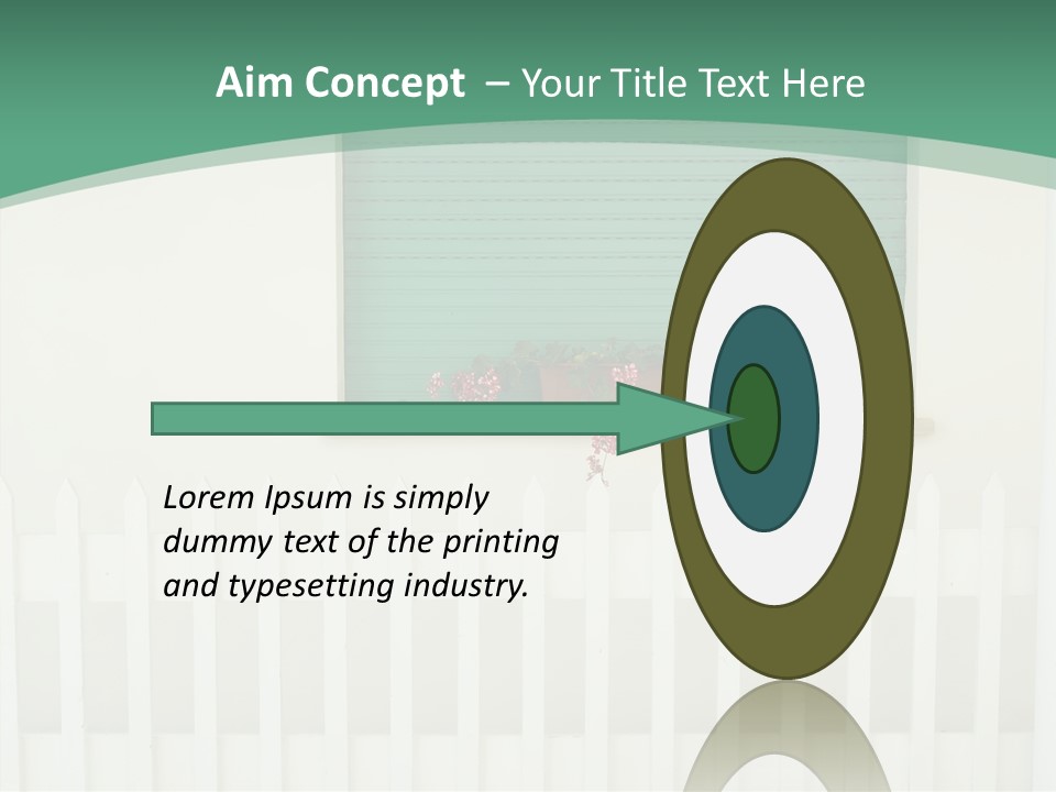 Exterior Summer Green PowerPoint Template