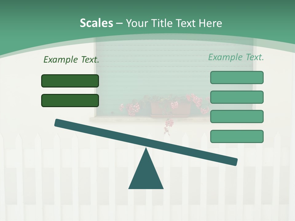 Exterior Summer Green PowerPoint Template