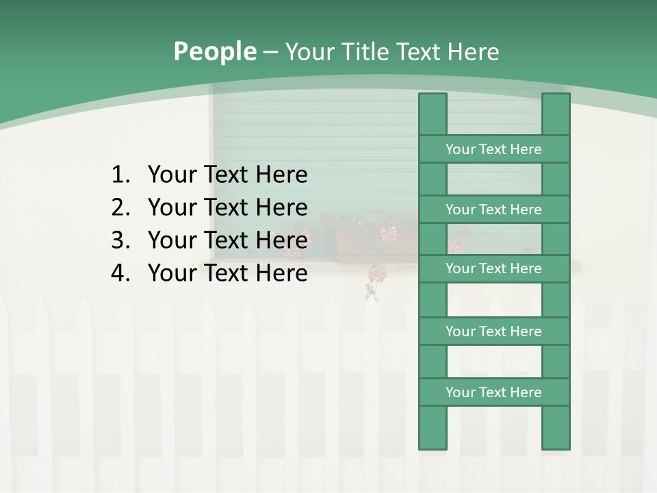 Exterior Summer Green PowerPoint Template