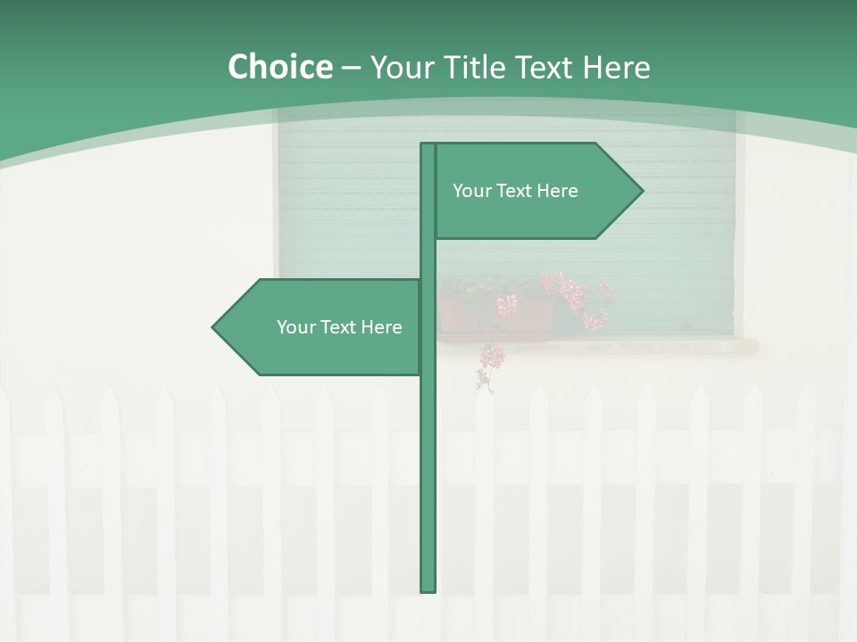 Exterior Summer Green PowerPoint Template