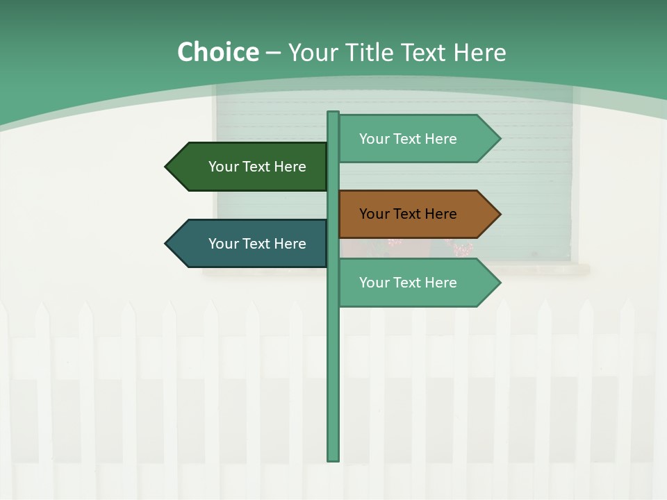 Exterior Summer Green PowerPoint Template
