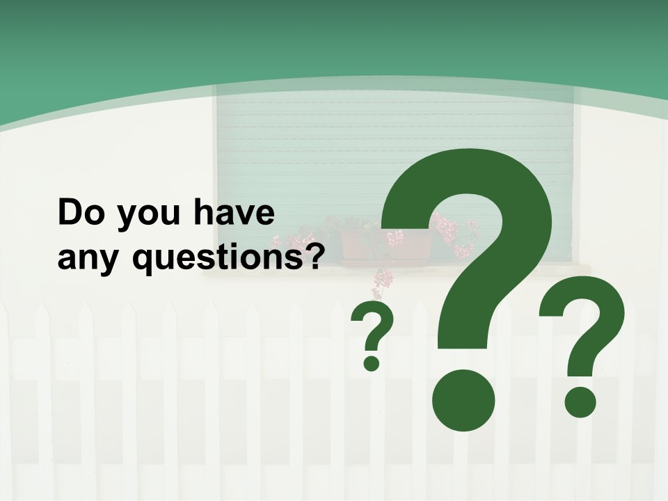 Exterior Summer Green PowerPoint Template