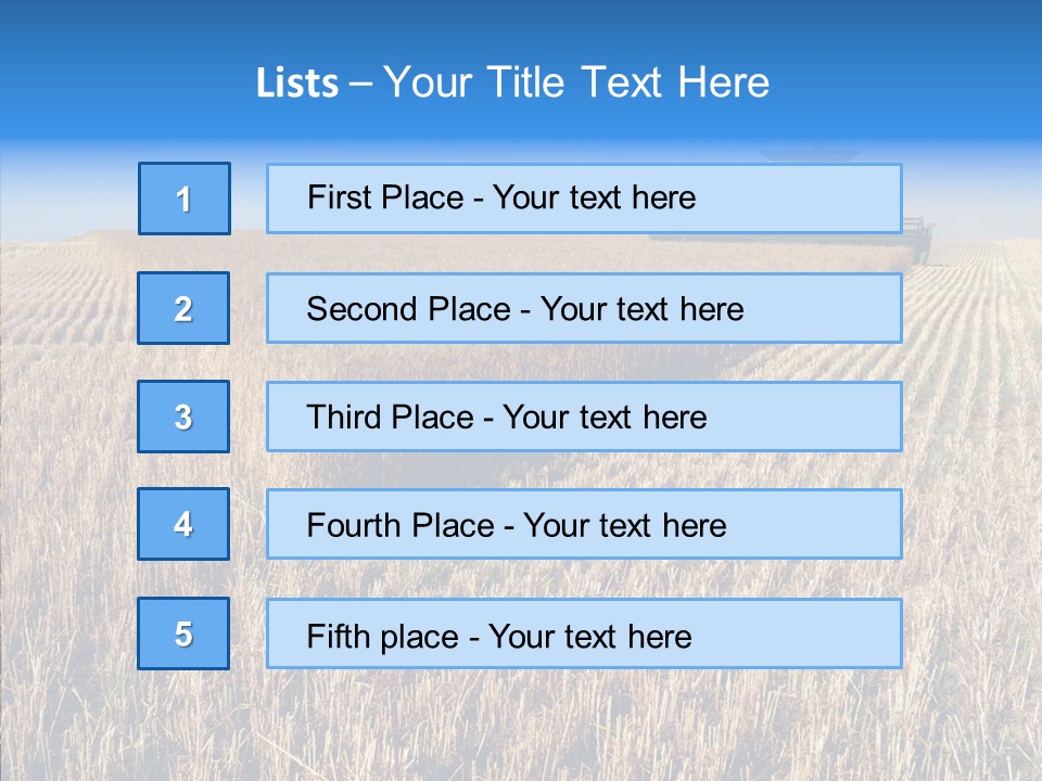 Rye Straw Farming PowerPoint Template