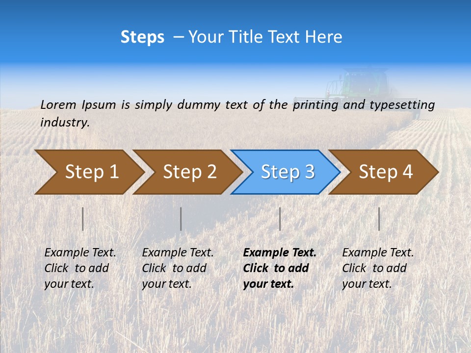 Rye Straw Farming PowerPoint Template