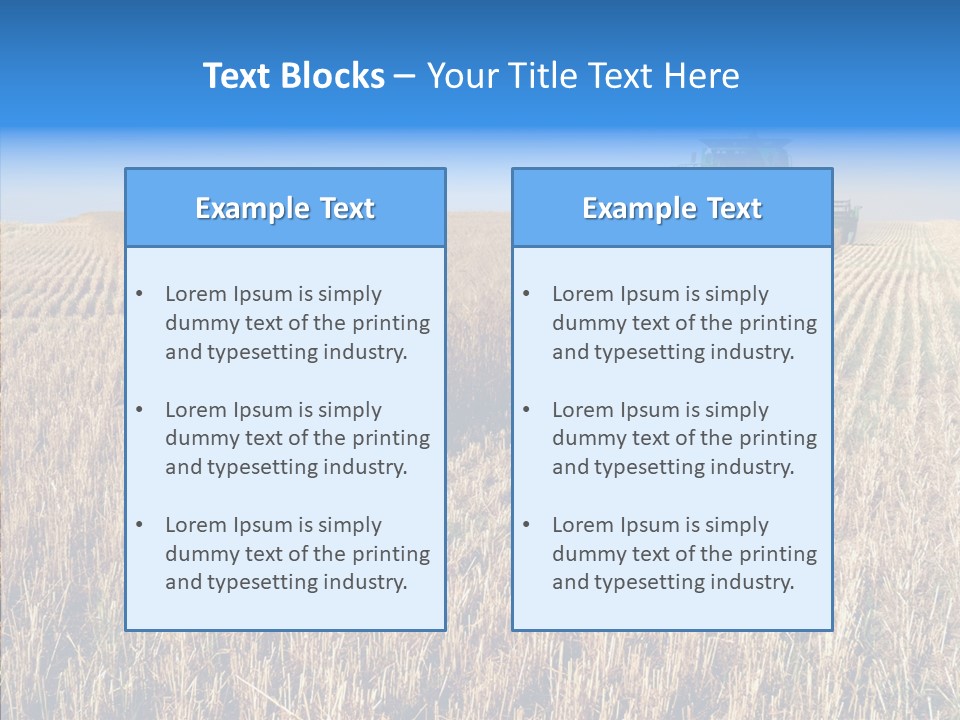 Rye Straw Farming PowerPoint Template