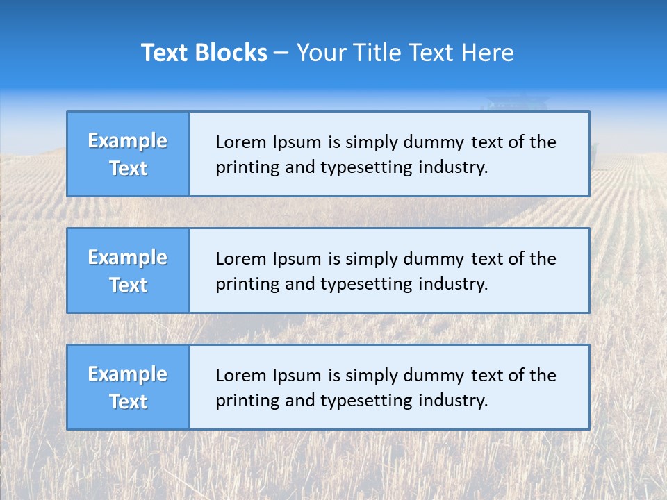 Rye Straw Farming PowerPoint Template