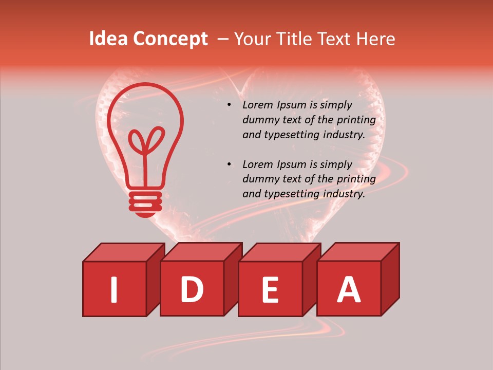 Abstract Refrigerate Light PowerPoint Template