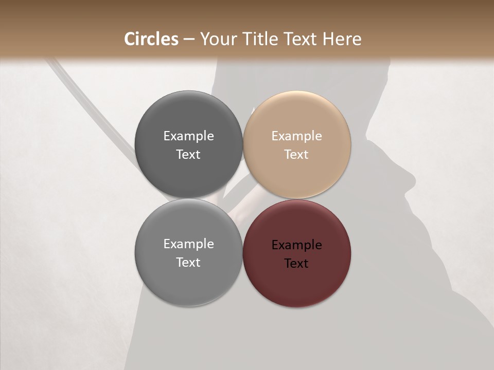 Swords Samurai Strength PowerPoint Template