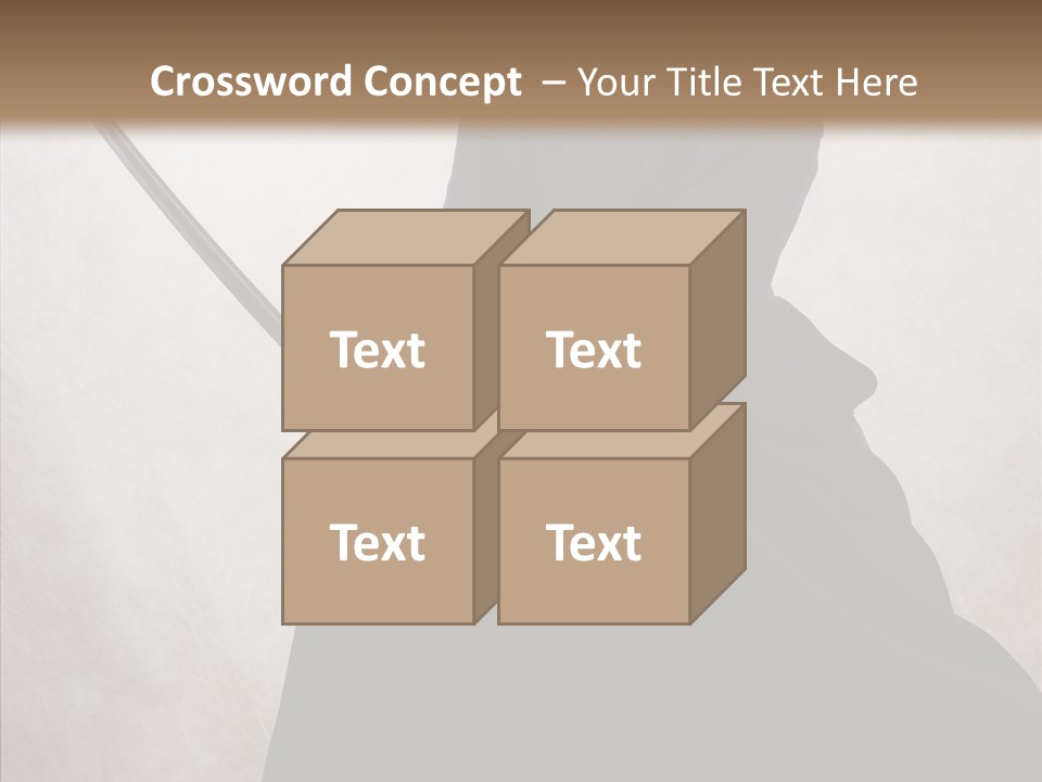 Swords Samurai Strength PowerPoint Template