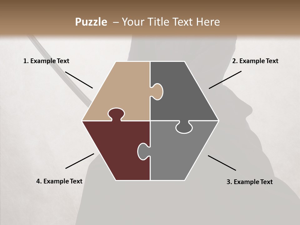 Swords Samurai Strength PowerPoint Template
