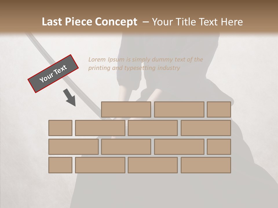 Swords Samurai Strength PowerPoint Template