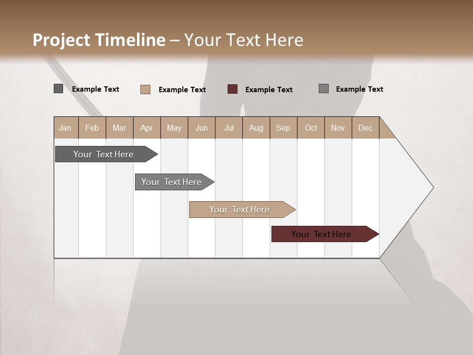 Swords Samurai Strength PowerPoint Template