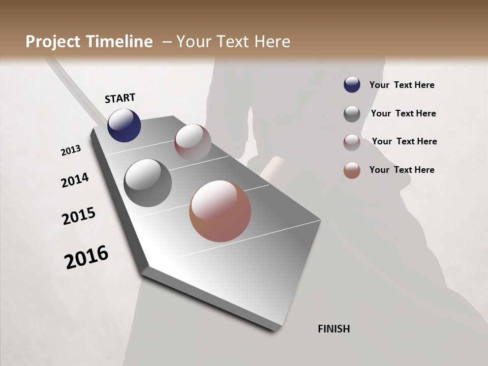 Swords Samurai Strength PowerPoint Template