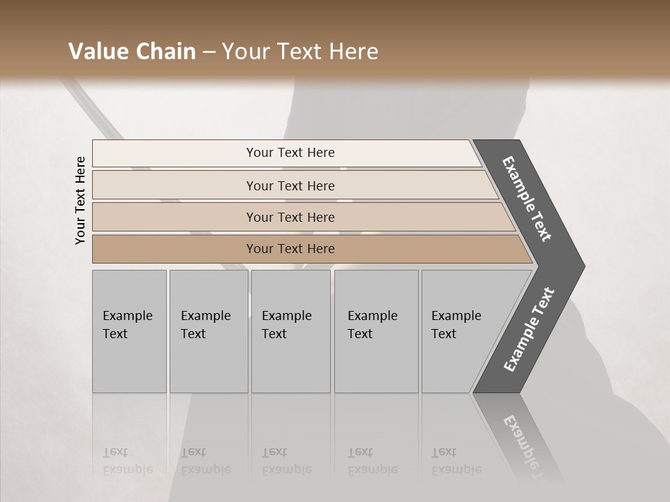Swords Samurai Strength PowerPoint Template
