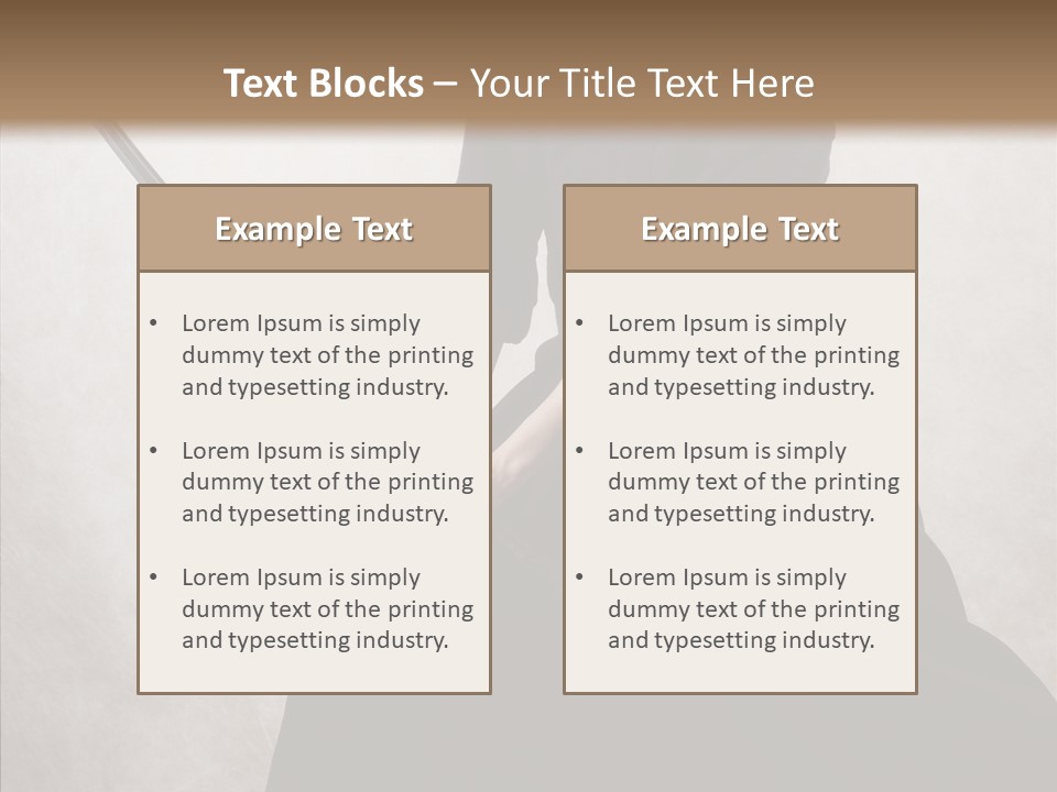 Swords Samurai Strength PowerPoint Template