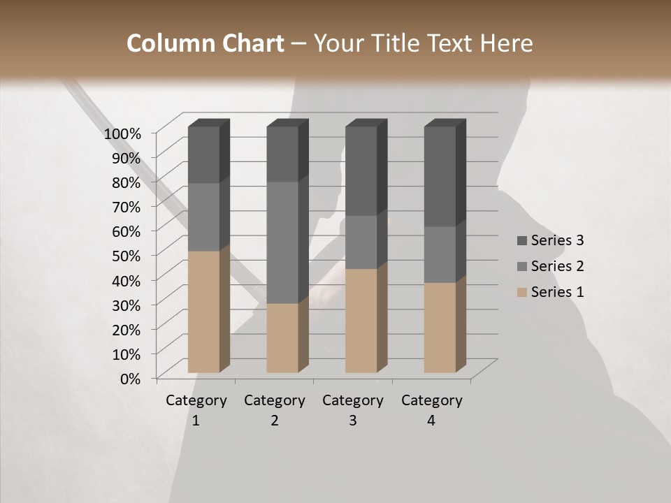 Swords Samurai Strength PowerPoint Template