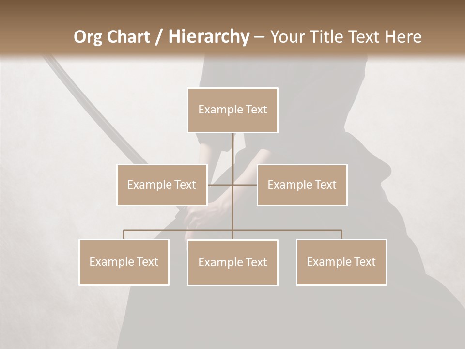 Swords Samurai Strength PowerPoint Template